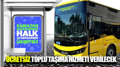 Afyonkarahisar Belediyesi'nden bayrama özel ücretsiz ulaşım hizmeti