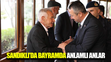 Sandıklı’da Ramazan Bayramı bayramlaşma programı gerçekleştirildi