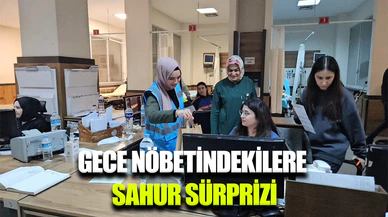 AK Parti Gençlik Kolları’ndan gece mesaisindekilere destek