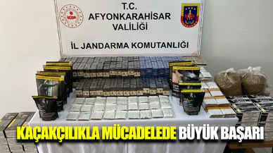 Şuhut’ta kaçak tütün operasyonu
