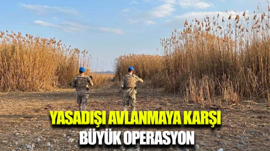 Eber Gölü'nde kaçak avcılık denetimi yapıldı