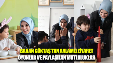 Bakan Mahinur Özdemir Göktaş, özel çocuklarla keyifli bir gün geçirdi