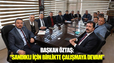 Sandıklı’da hizmetler ve projeler tüm hızıyla devam ediyor