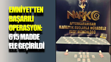 Afyonkarahisar'da zehir taciri yakayı ele verdi