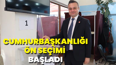 CHP'liler Cumhurbaşkanlığı ön seçimi için sandık başında