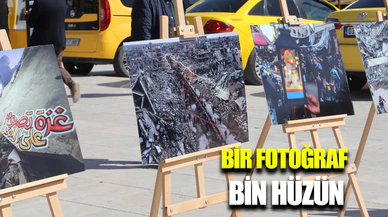 Zafer Meydanı’nda Gazze’ye destek sergisi