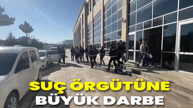 Suç örgütü operasyonunda 6 şüpheli adliyeye sevk edildi