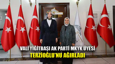 Vali Yiğitbaşı Ak Parti MKYK Üyesi Terzioğlu'nu Ağırladı