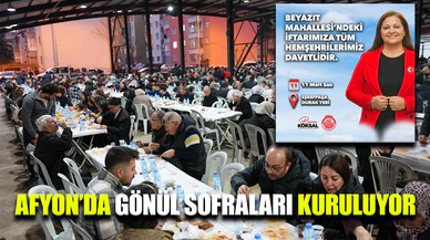 Beyazıt Mahallesi'nde iftar sofrası kuruluyor
