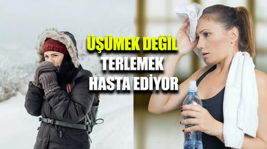 Bademcik iltihabında terlemeye ve hava değişikliğine dikkat