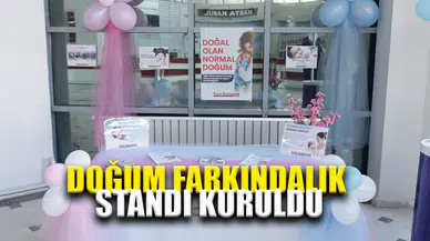 Doğum Farkındalık Standı Kuruldu