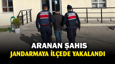 Jandarma, aranan şahsı Çobanlar'da yakaladı