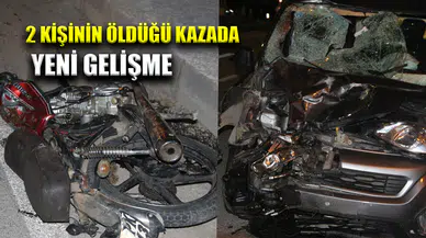 İki kişinin öldüğü kazada yeni gelişme