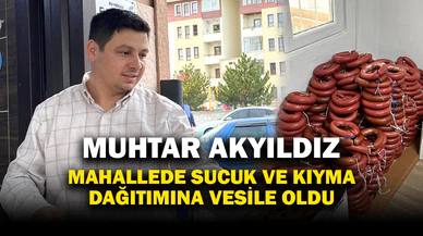 Muhtar Akyıldız'dan Örnek Davranış