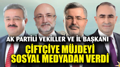 AK Partili Vekiller Çiftçiye Müjdeyi Verdi