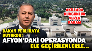 Afyonkarahisar’da silah kaçakçılarına operasyon