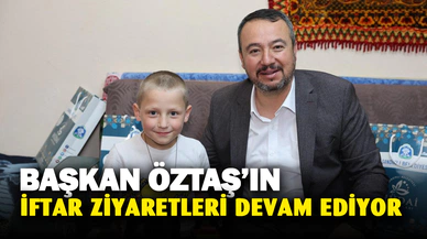 Afyon'da Kapı Kapı Dolaşan Başkan Öztaş Vatandaşlarla İftar Yaptı