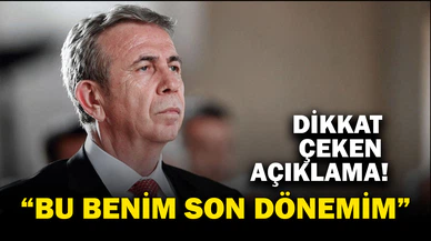 ABB Başkanı Yavaş: "Bu benim son dönemim"