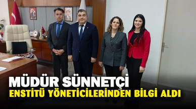 Afyon Milli Eğitim Müdürü Sünnetçi Enstitü Yöneticileri İle Görüştü