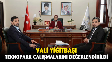 Vali Yiğitbaşı, Teknopark bünyesindeki projeleri değerlendirdi
