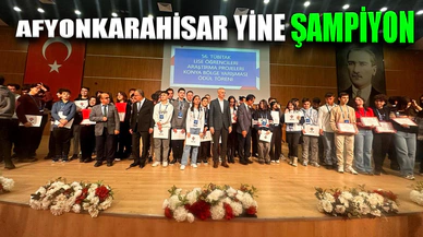TÜBİTAK Bölge Finallerinde, Afyonkarahisar Yine Şampiyon