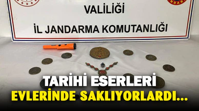 Afyon'da tarihi eser kaçakçıları jandarmaya yakalandı