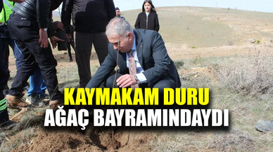 Kaymakam Duru'dan doğaya destek