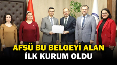 Beslenme Dostu ve Fiziksel Aktiviteyi Destekleyen İşyeri "AFSÜ"