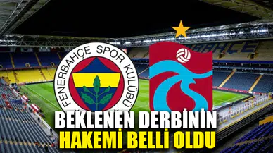 Beklenen derbinin hakemi belli oldu