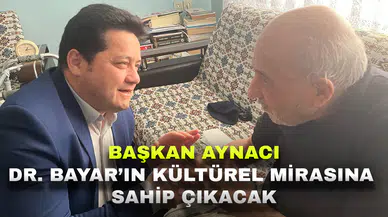Başkan Aynacı’dan Dr. Muharrem Bayar’a Bayram Ziyareti