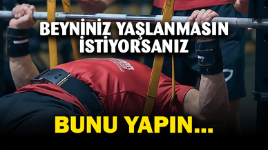 Ağırlık kaldırmak beyin yaşlanmasını yavaşlatıyor