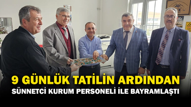 Afyon Milli Eğitim Camiası Bayramlaştı