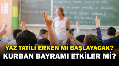Yaz tatili erkene mi çekiliyor? MEB o iddialara noktayı koydu!