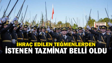 İhraç edilen teğmenlerden istenen tazminat ne kadar?