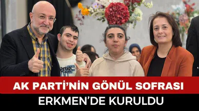AK Parti’nin Gönül Sofrası Erkmen’de Kuruldu: Engelli Vatandaşlar İftarda Buluştu