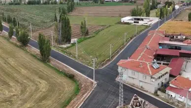 Bolvadin’de 16 milyon TL’lik yol yatırımı: Çiftlik yolları ilk kez asfaltlandı