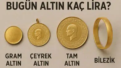 Altın fiyatlarında ibre yukarı döndü! Gram, çeyrek ve yarım altın bugün ne kadar?