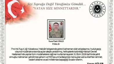 Yusuf Sait Ünlü kimdir? Şehit Yusuf Sait Ünlü kaç yaşındaydı, nereli, evli mi?