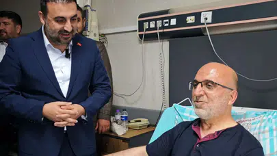 Başkan Kavak’tan Müftü İmamoğlu’na geçmiş olsun ziyareti