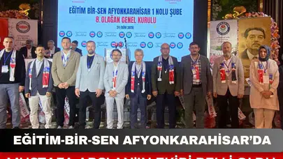 Eğitim-Bir-Sen Afyonkarahisar’da Mustafa Arslan’ın ekibi belli oldu