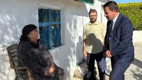 Emirdağ’da anlamlı ziyaretler: Kaymakam Topaca vatandaşların taleplerini dinledi