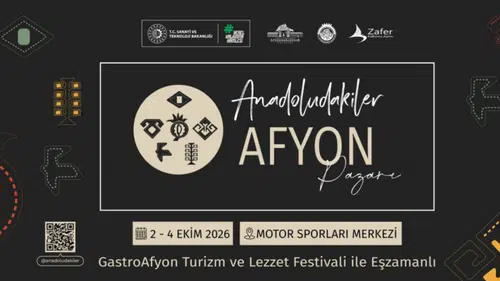 Anadolu’nun dört kentinin değerleri Afyon Pazarı’nda buluşacak