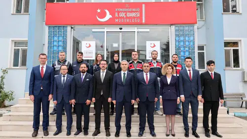 Vali Aktaş’tan peş peşe ziyaret: Meteoroloji ve göç çalışmaları masada
