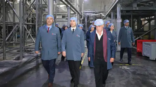 Vali Aktaş Emirdağ’da patates üretimi tesisini gezdi