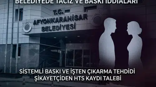 Afyonkarahisar'da Belediyeyi Karıştıran İddia! Kadın Personel Birim Amirinden Şikayetçi Oldu...