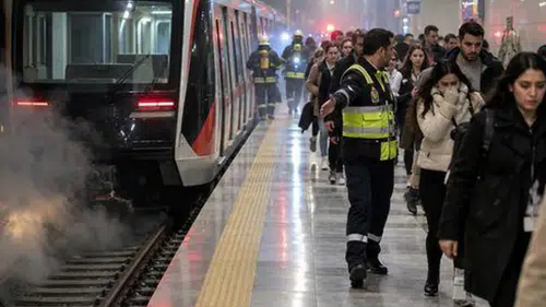 Metroda neden patlama oldu, M5 metro hattında seferler normale döndü mü?