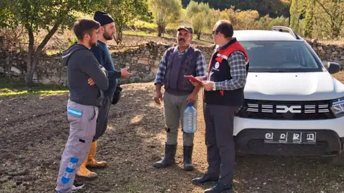 İscehisar’da tarım ekipleri sahaya indi: Çiftçilerin talepleri dinlendi