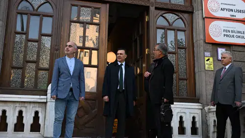 Afyonkarahisar Emniyet Müdürü Demirtola’dan Afyon Lisesi’nde güvenlik incelemesi