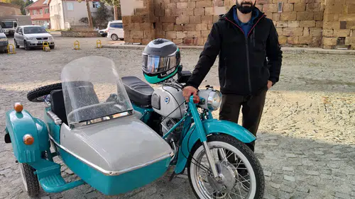 Afyonlu Genç, Babasından Kalan 53 Yıllık Motosikletle Şırnak Yoluna Çıkacak