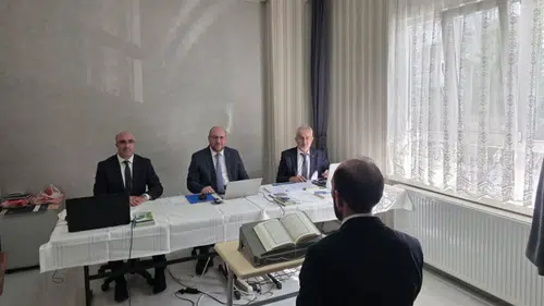 Afyonkarahisar’da 2027 hac görevlileri için mülakat yapıldı